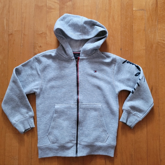 TOMMY HILFIGER HOODIE SWEATSHIRT Youth Boy's Size Small (6-7) - Picture 7 of 11